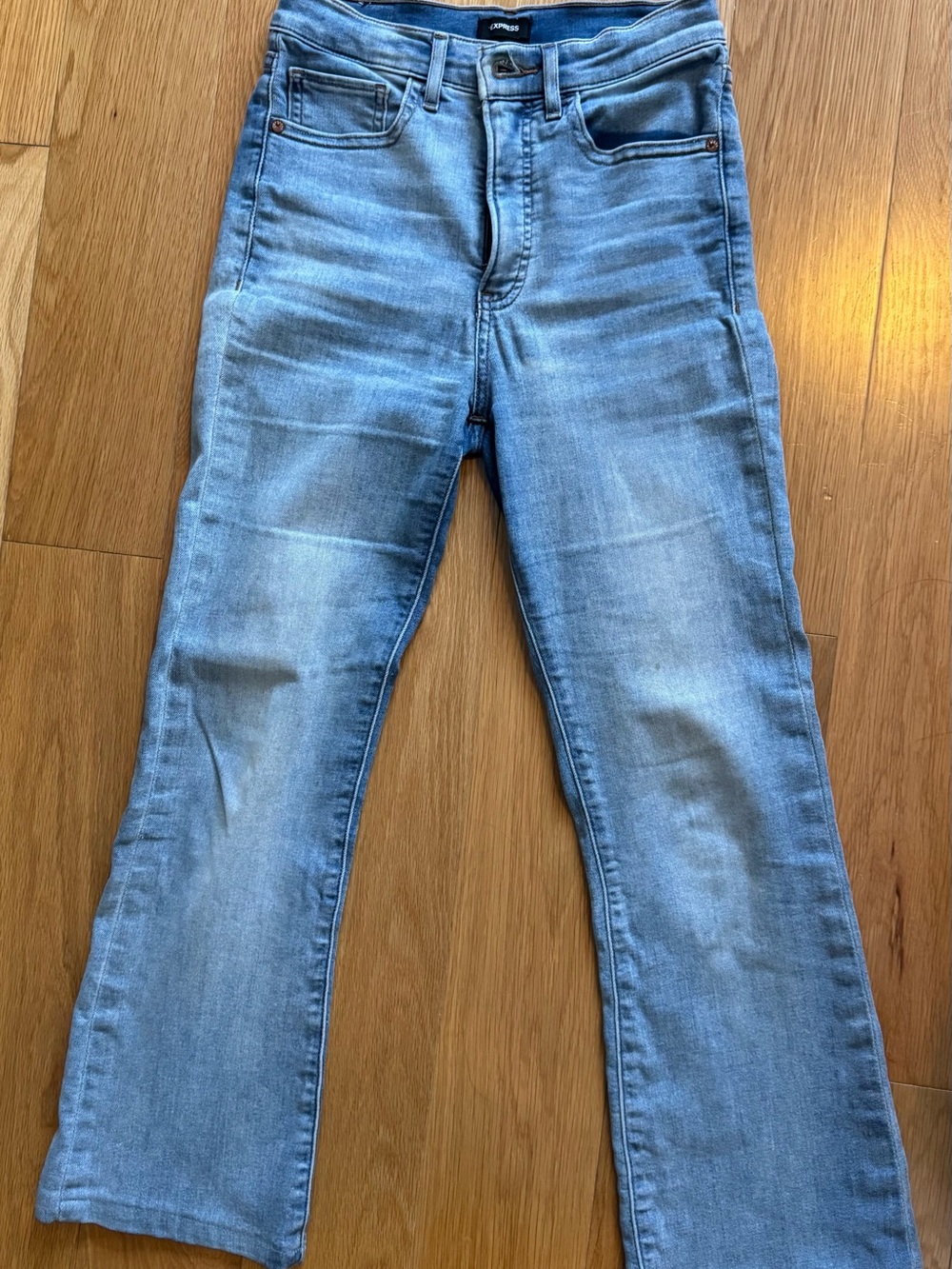 Express Light Blue Boot Cut Jeans